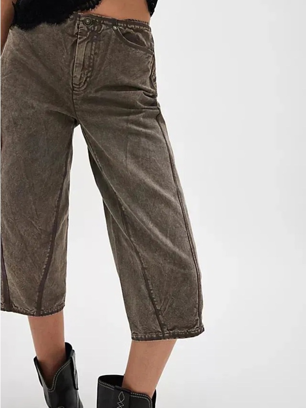 🩶Free People // Like That Tapered Capris🩶